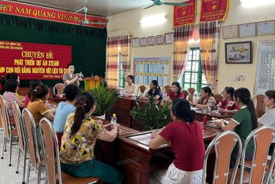 Hội nghị tập huấn chuyên môn -Trường mầm non Tân Khánh